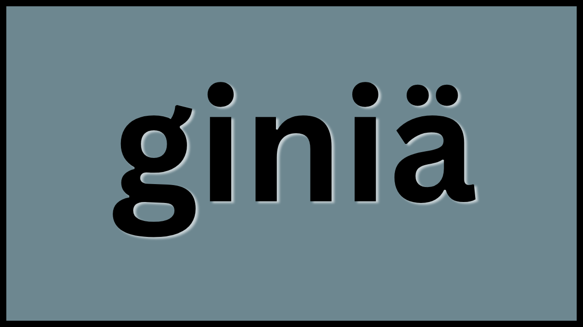 giniä